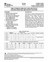 DataSheet TLV2470 pdf